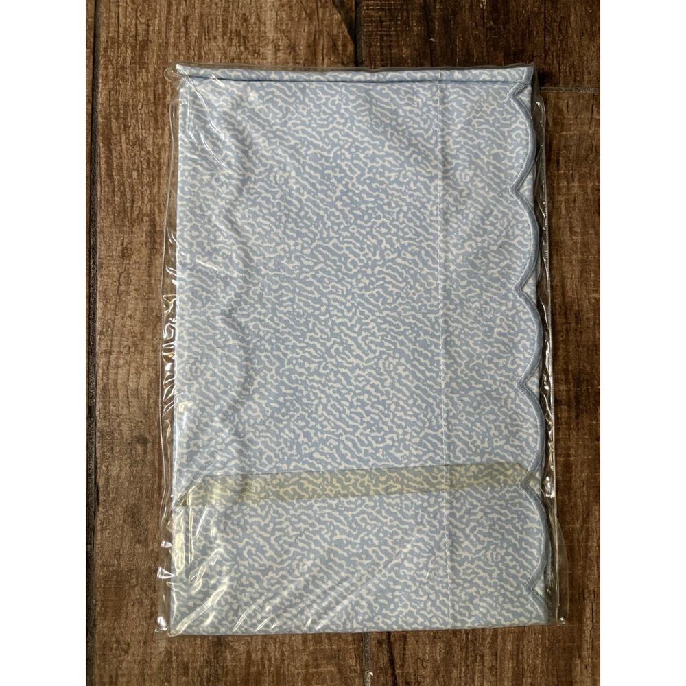 Palais Royal (1) Standard Pillowcase 100% Cotton Light Blue & White Vintage - Picture 2 of 2
